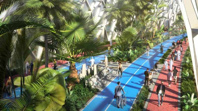 مسیرهای دوچرخهسواری مدرن و هوشمند دبی؛ انقلابی در حملونقل شهری آینده